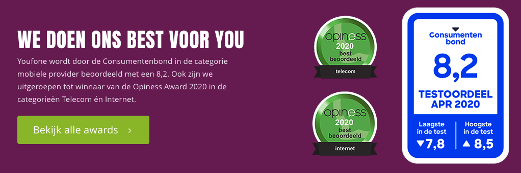 Youfone review awards 2020